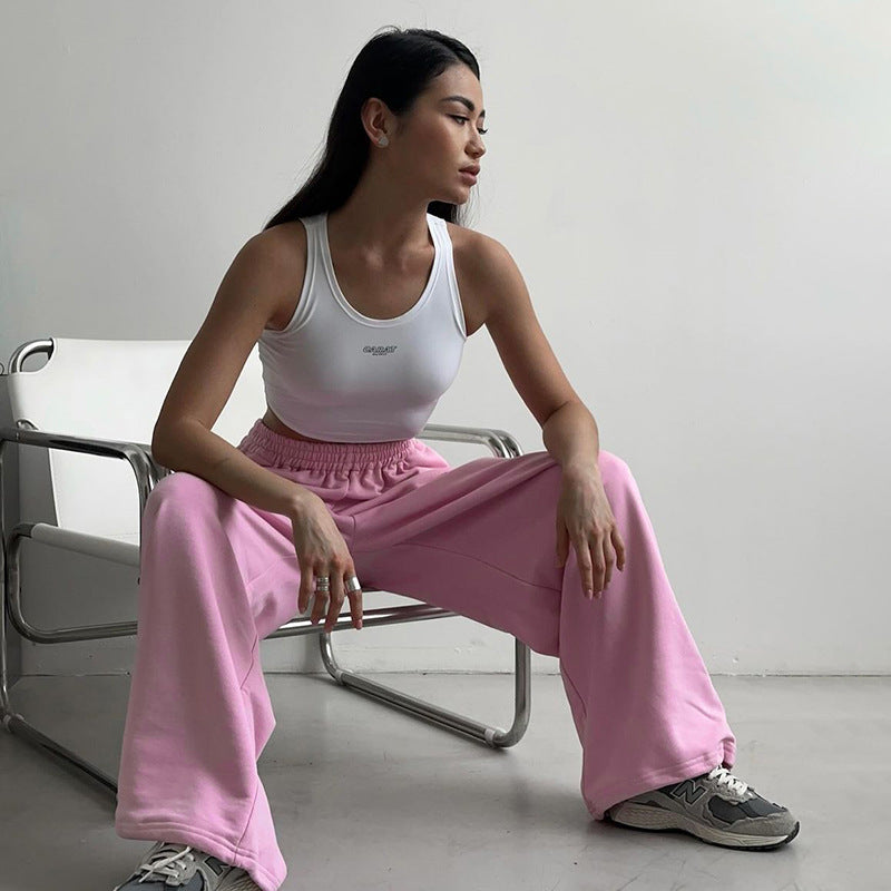 Damen lässige weite Sweatpants W&W Mode