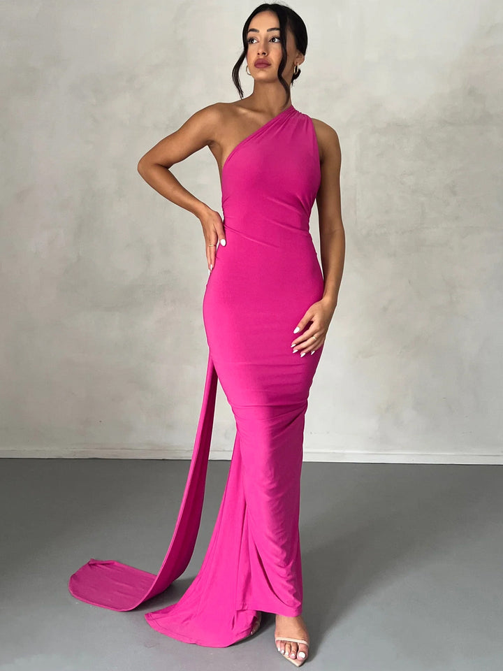 W&W Mode | Sexy Rückenfrei Slim Fit Ärmellos Elegante Abendkleid