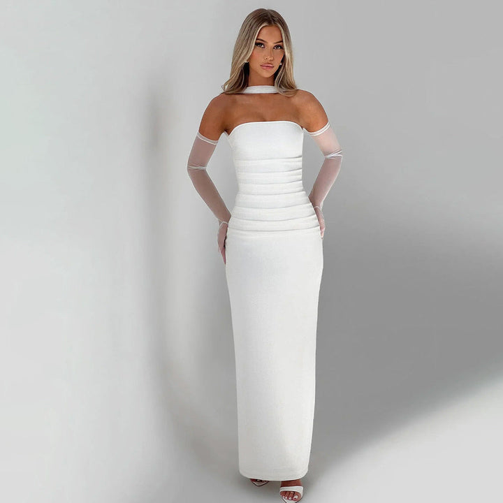 W&W Mode | Langes Brautjungfernkleid