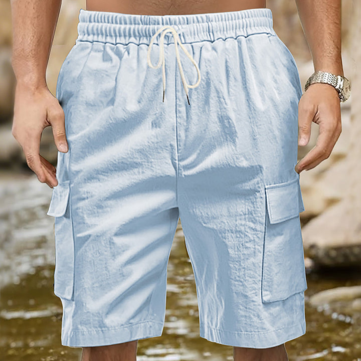 Herren Cargo-Shorts mit praktischen Seitentaschen und elastischem Bund W&W Mode