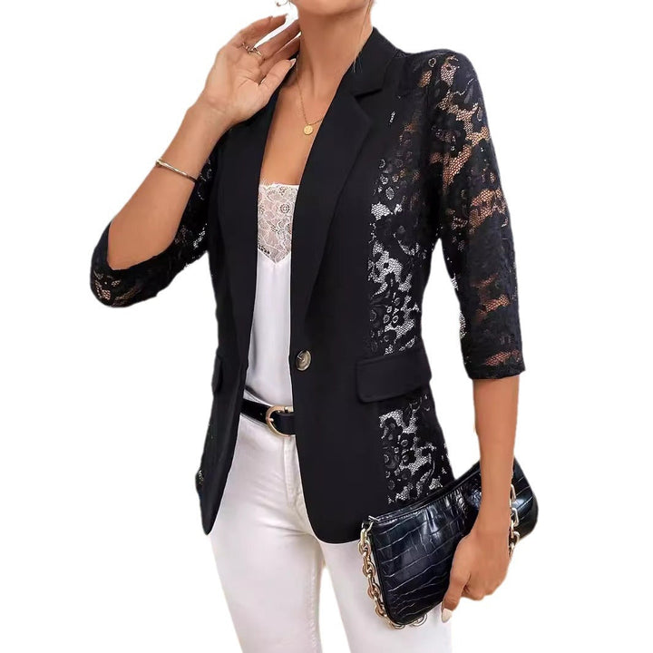 W&W Mode | Spitzenbesatz Kleine Blazer-Oberteil