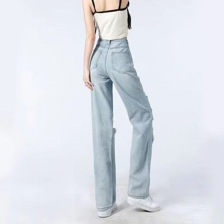 W&W Mode Damenjeans mit zerrissenen