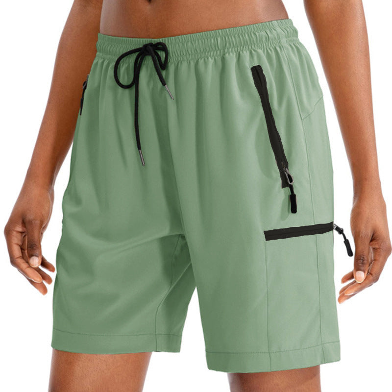 Damen Sportliche Shorts mit innovativen Seitentaschen W&W Mode