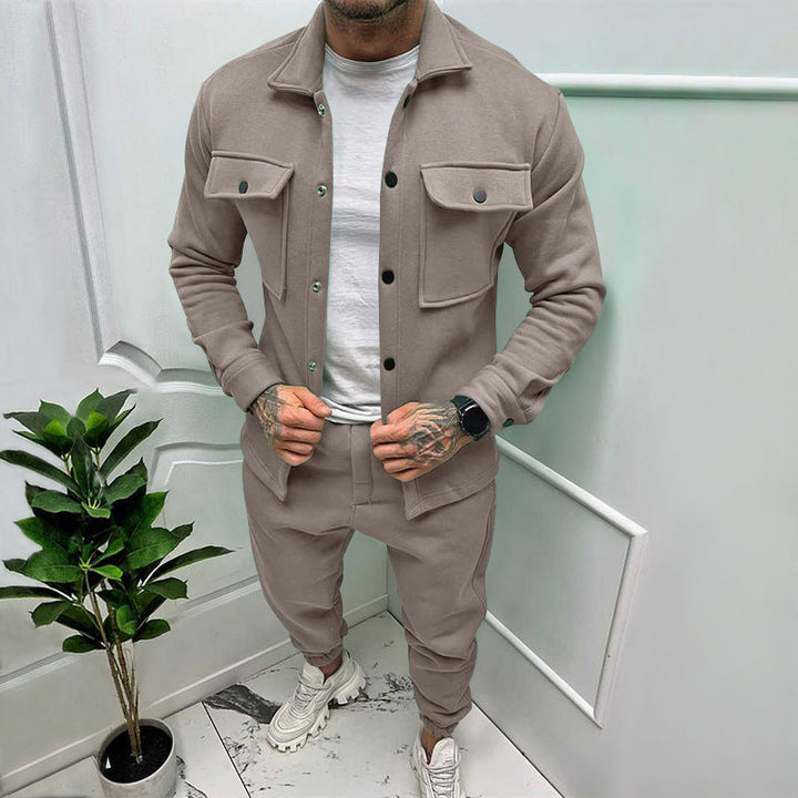 W&W Mode | 2 Teiliges Wildleder Satz Hemd Und Hose