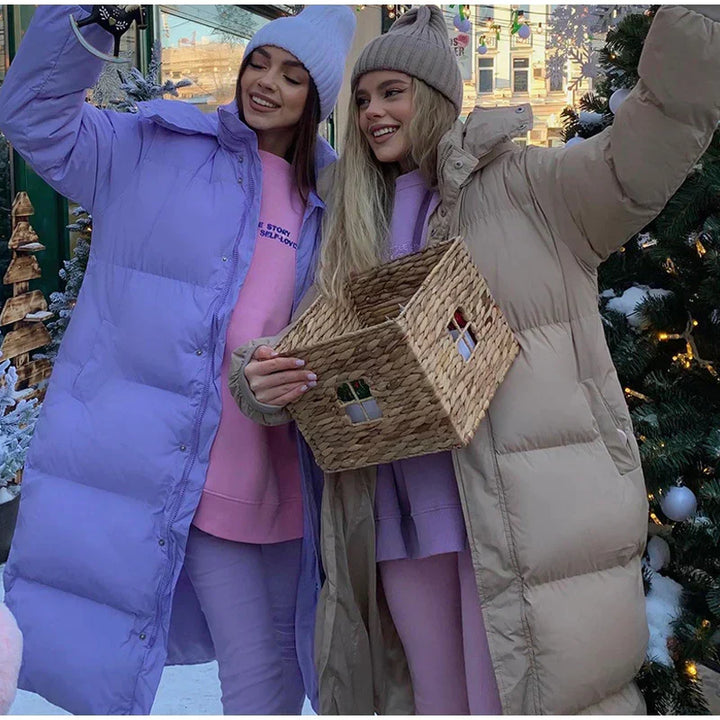 W&W Mode | Faltenmantel mit Kapuze - Stilvolle Winterkleidung