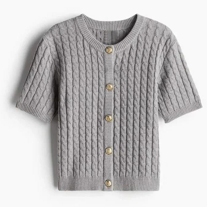 Damen Kurzarmstrickjacke W&W Mode