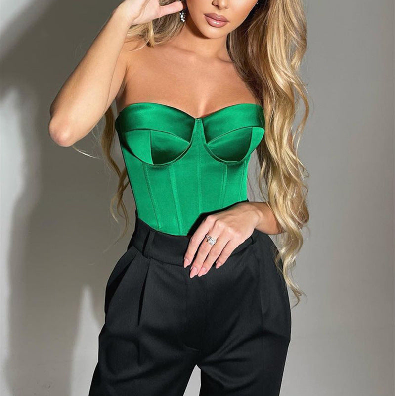 Damen kurzes Kleid mit Reißverschluss und Slim-Fit-Schnitt