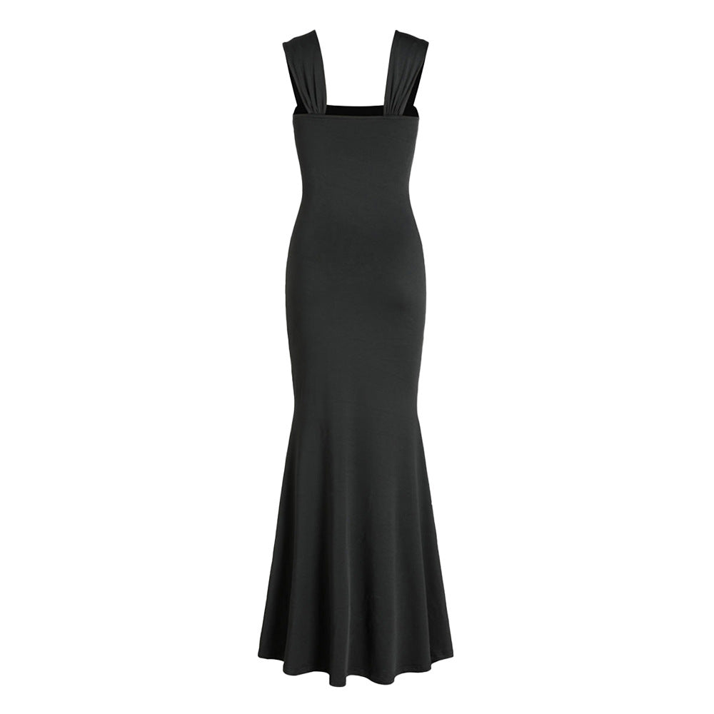 Damen elegantes Maxikleid mit raffiniertem Wickeloberteil und schmeichelndem Schnitt W&W Mode