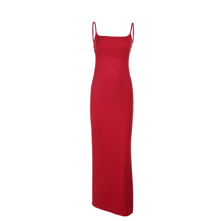 Damen Langarm Maxikleid mit elegantem und figurbetontem Design W&W Mode