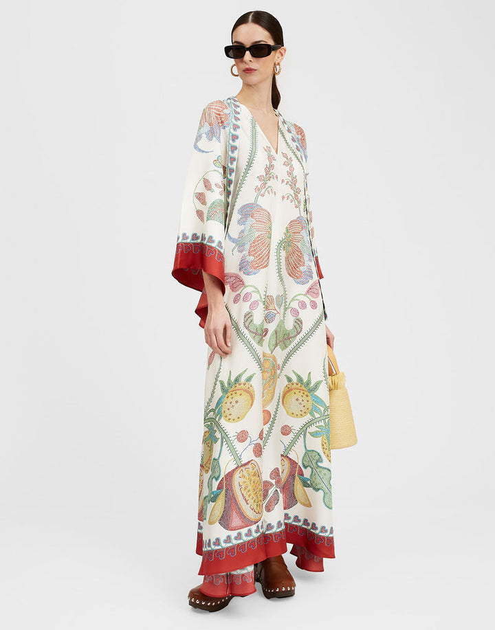 W&W Mode | Bedrucktes Dreiviertelarmkleid