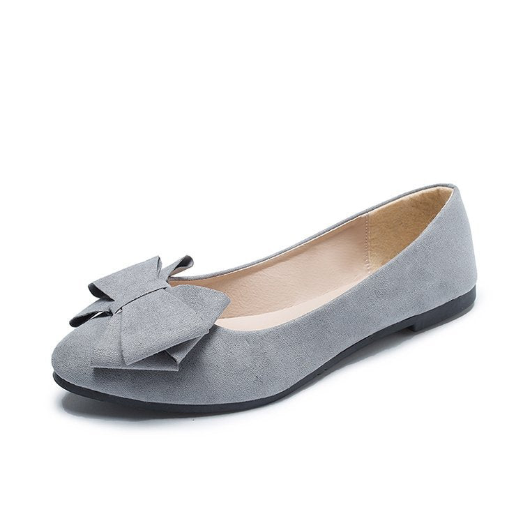 Damen Ballerinas mit dekorativer Schleifenapplikation und rutschfester Sohle W&W Mode