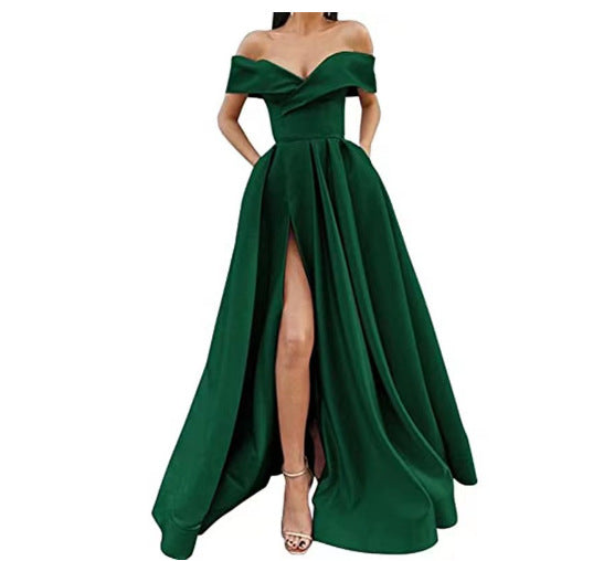 W&W Mode | eBay Satin Mehrfarbiges Tiefes V-Ausschnitt Kleid