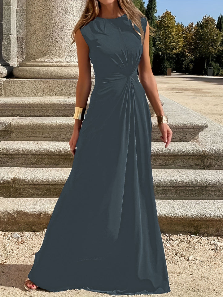 Damen Elegantes Abendkleid mit schickem Faltenwurf und figurbetontem Schnitt W&W Mode