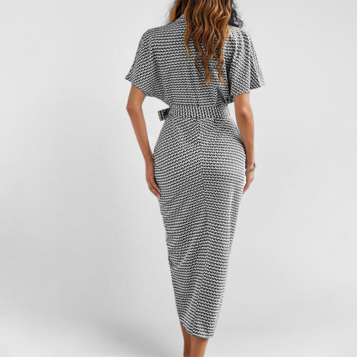 Damen Hemdblusenkleid mit tailliertem Schnitt W&W Mode