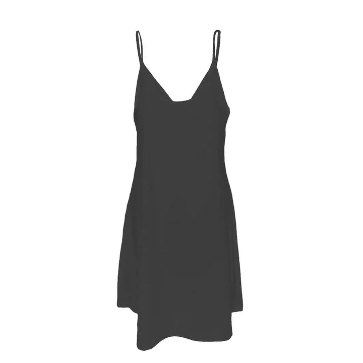 Damen Ärmelloses Maxikleid mit elegantem Lochmuster und V-Ausschnitt W&W Mode