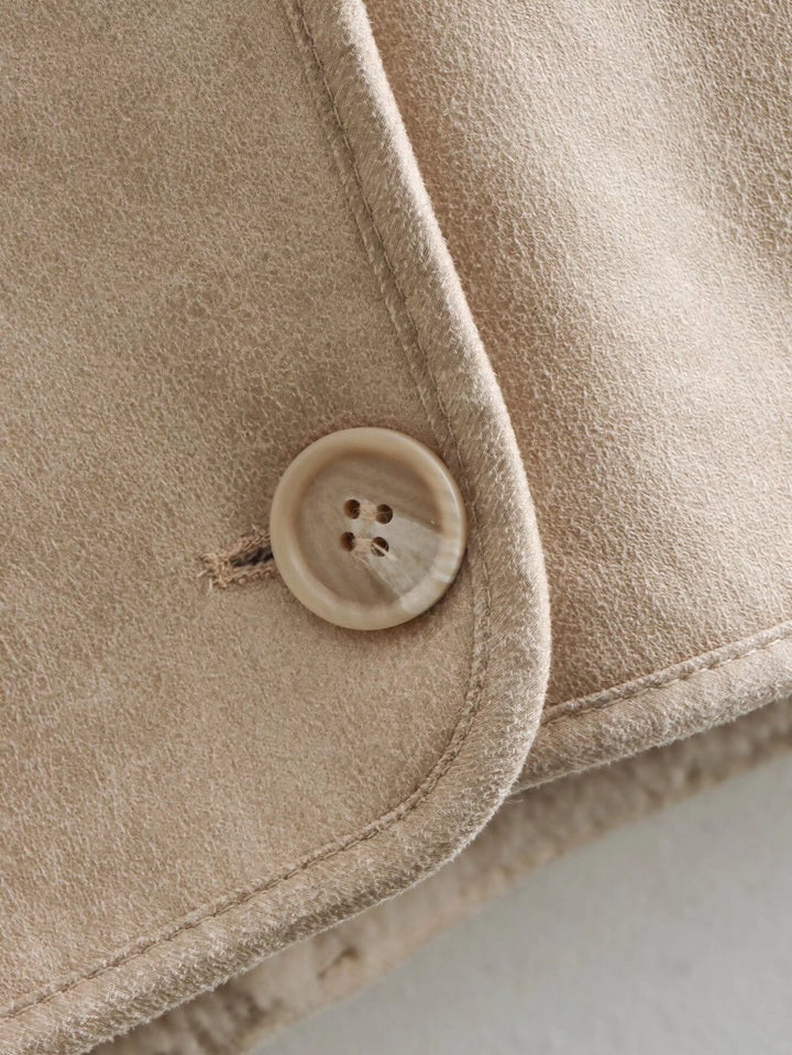 W&W Mode | Klassische Kurze Lederjacke Damen