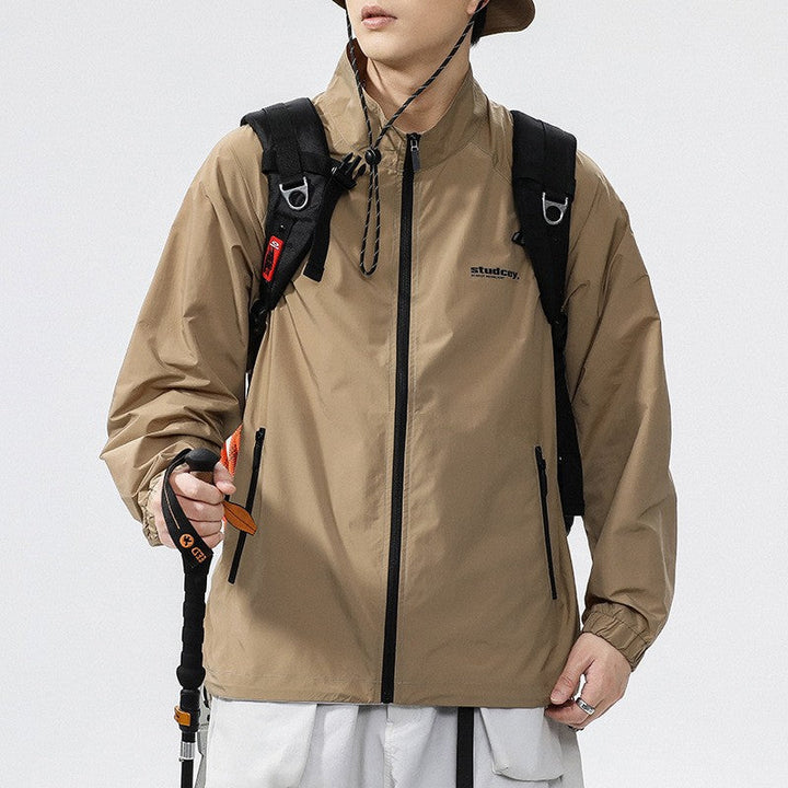 Herren Leichte Windjacke mit umweltfreundlichem Funktionsmaterial W&W Mode