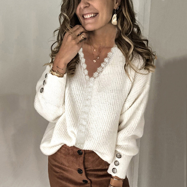 Mühelos und trendiger Winterpullover