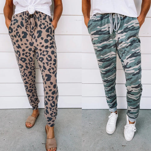 Herren Camouflage Jogginghose mit verstellbarem Bund und bequemem Schnitt W&W Mode