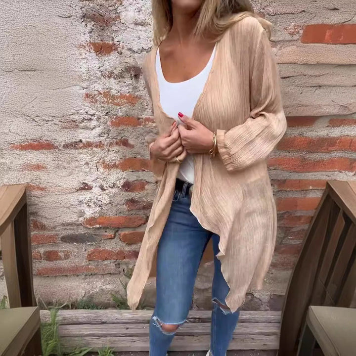 Damen luftiger Open-Front Kimono W&W Mode