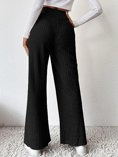 W&W Mode | Lockere gestrickte lange Hose