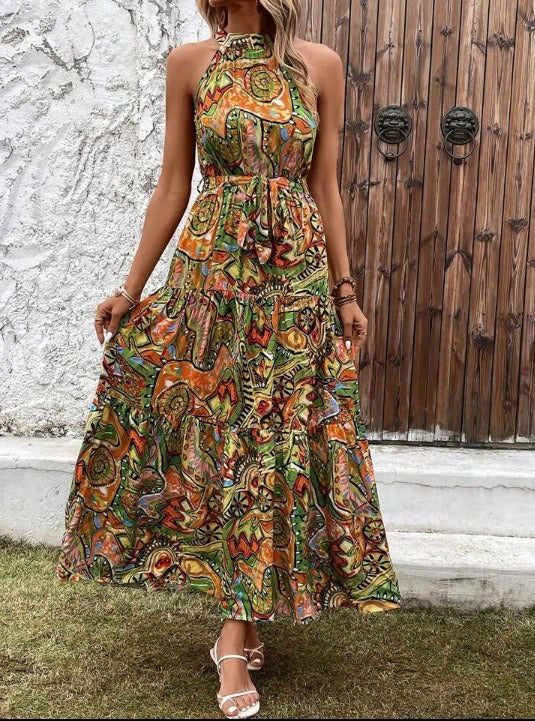 W&W Mode | Vintage Bohemian Halterkleid