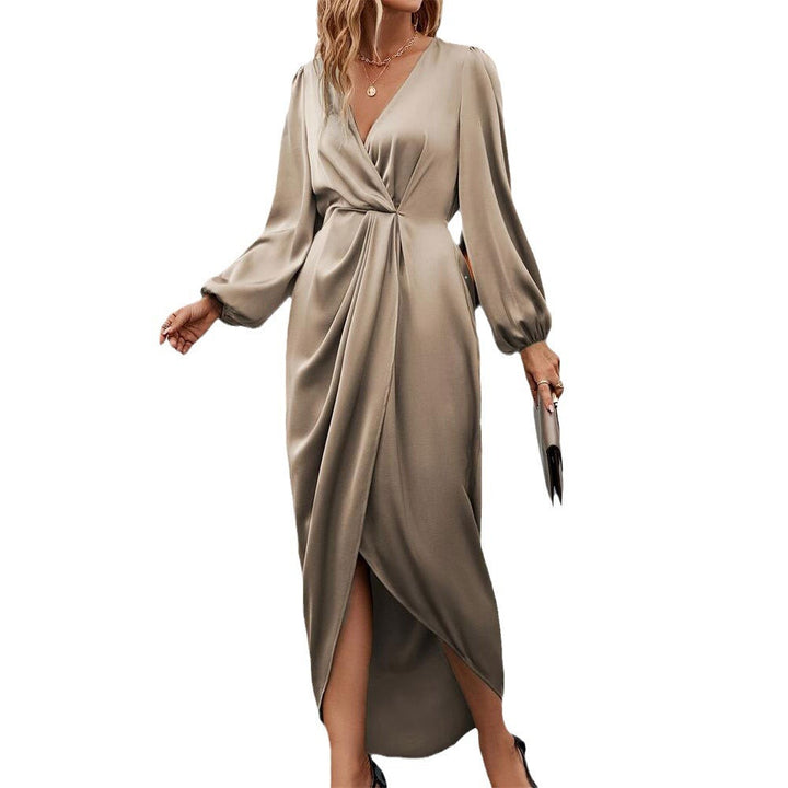 Damen elegantes und fließendes Maxikleid W&W Mode