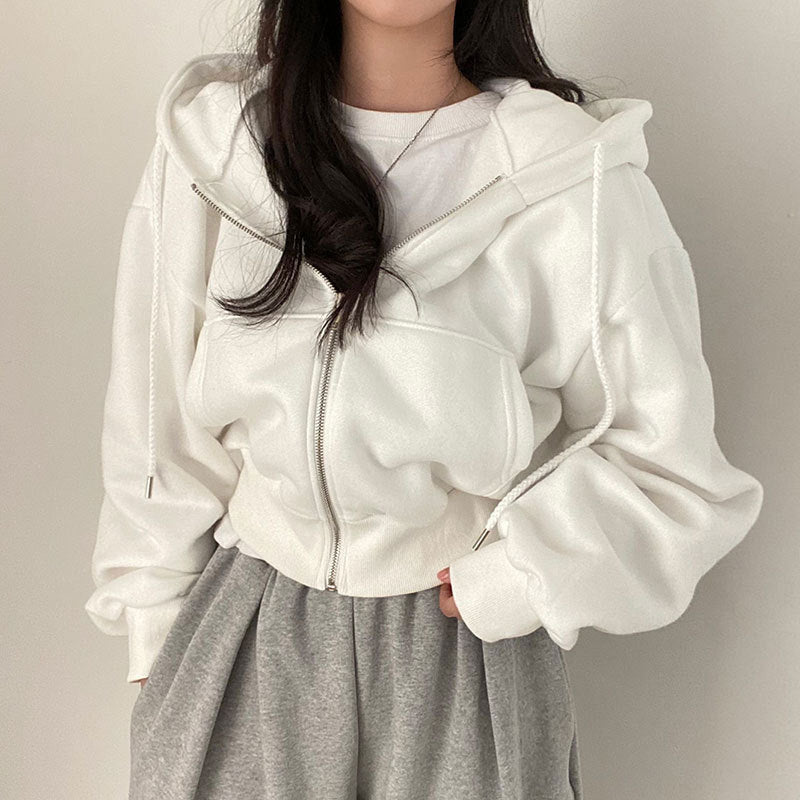 Damen Kapuzenpullover mit oversized Schnitt und praktischen Taschen W&W Mode