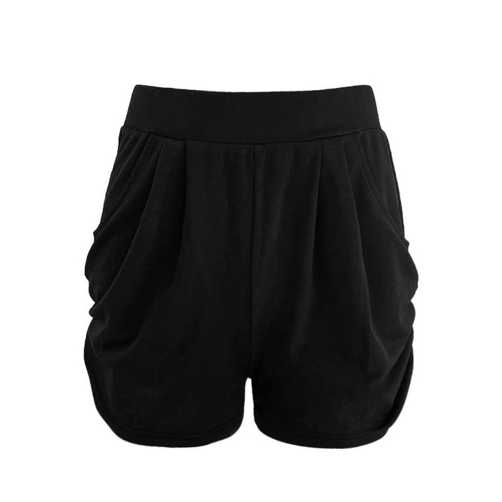 Damen Bleistiftshorts mit hohem Bund und seitlichen Taschen W&W Mode
