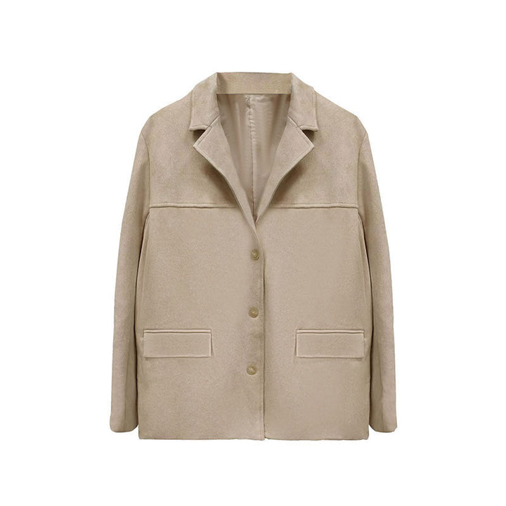 Damen Blazerjacke aus weich strukturierter Mikrofaser W&W Mode