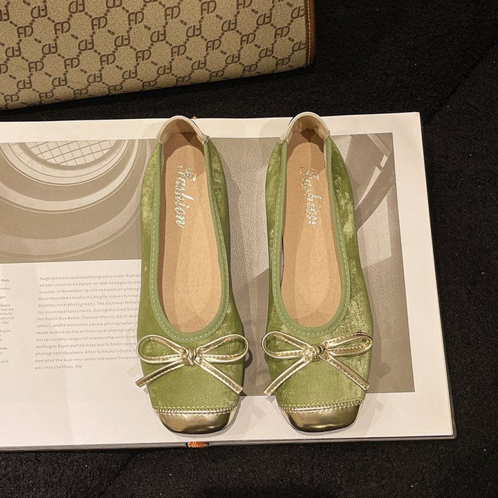 Damen Ballerinas mit eleganten Schleifenakzenten und komfortabler Sohle W&W Mode