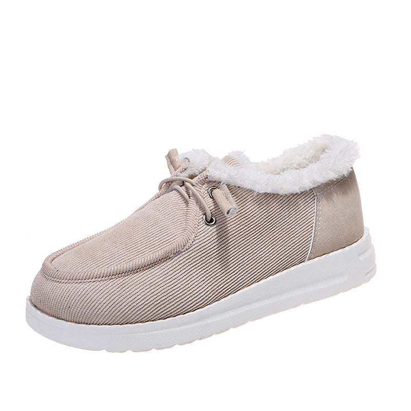 W&W Mode - Elegante Winter-Sneakers mit Fellfutter