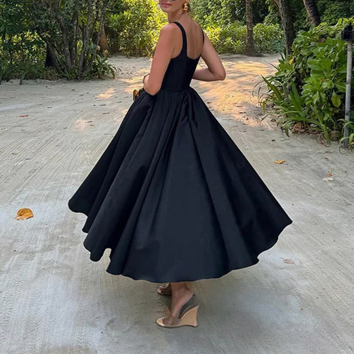 Damen Elegantes Ballkleid mit einem taillierten Oberteil und weichem, schwingendem Rock W&W Mode