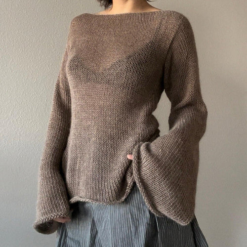 Damen-Pullover mit entspanntem, stilvollem Design