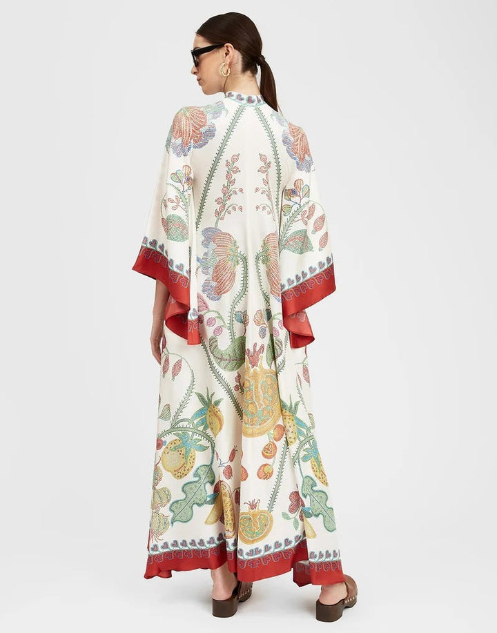 W&W Mode | Bedrucktes Dreiviertelarmkleid