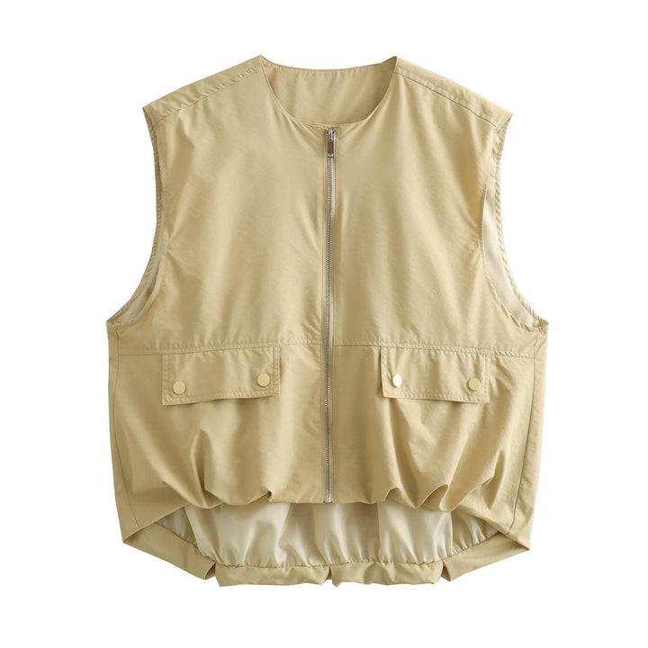W&W Mode | Lockere Freizeit Cardigan Weste Tank Top