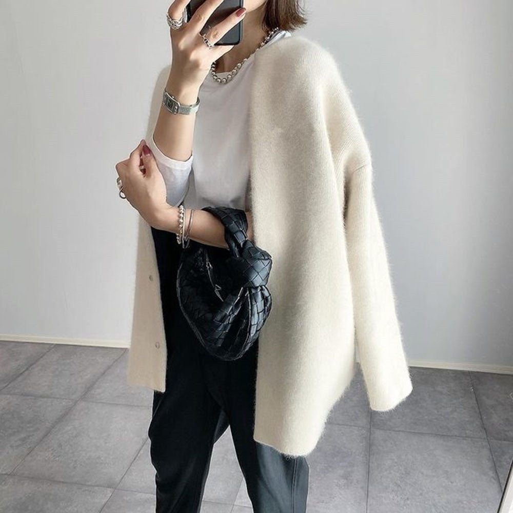 W&W Mode | Eleganter Kaschmir Strickjacke