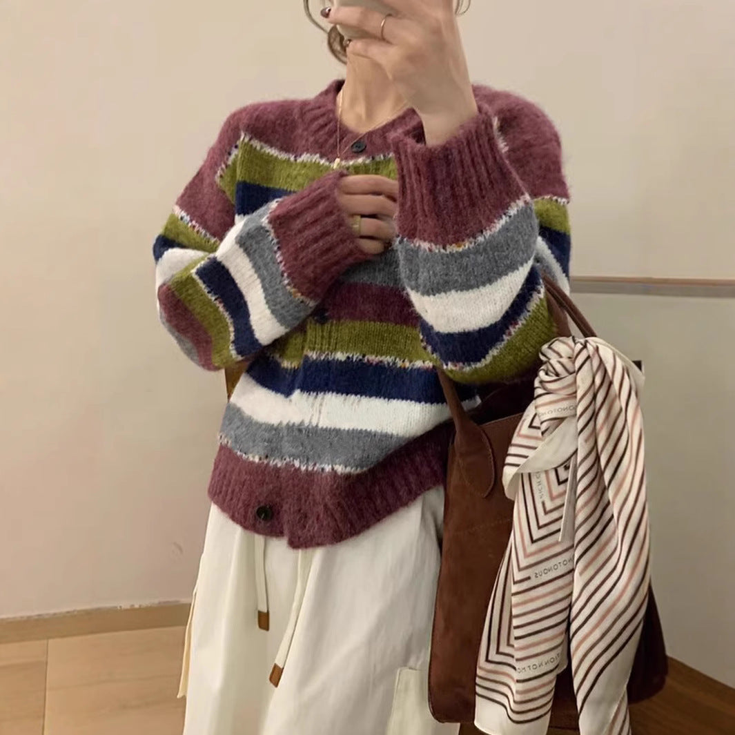 Damen modischer Strickcardigan W&W Mode
