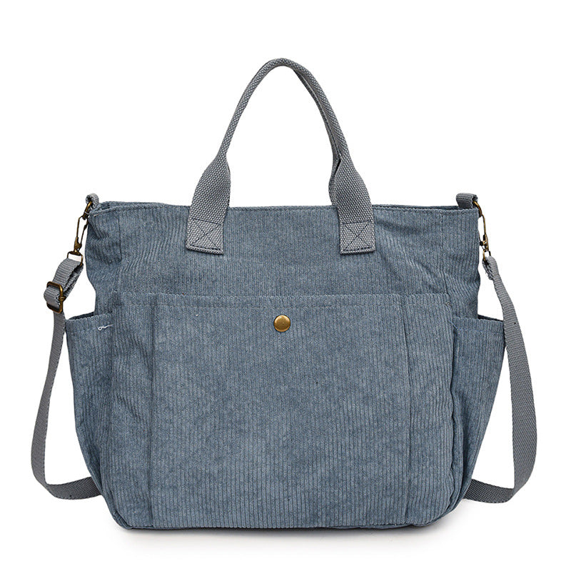 W&W Mode | Corduroy Schultertasche Mit Bequemem Band