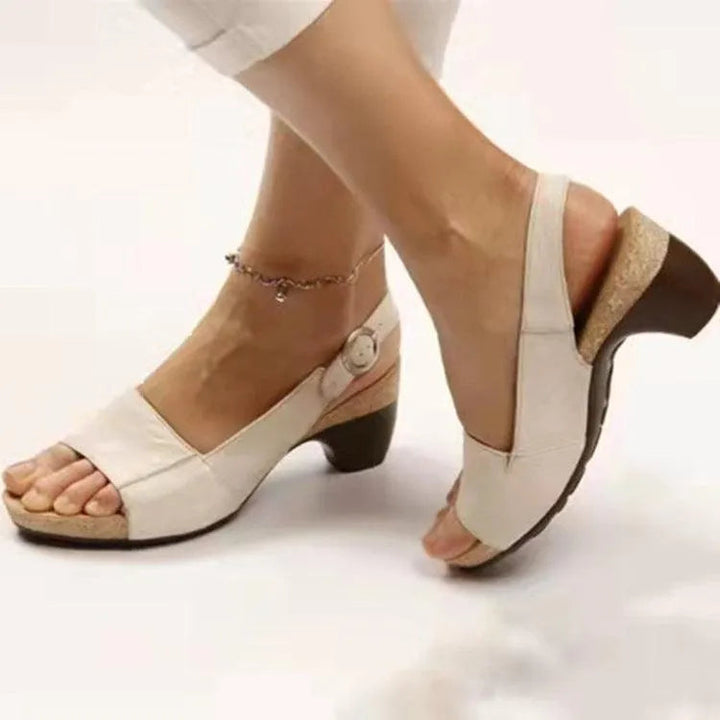 W&W Mode | Damen Sandalen mit Blockabsatz