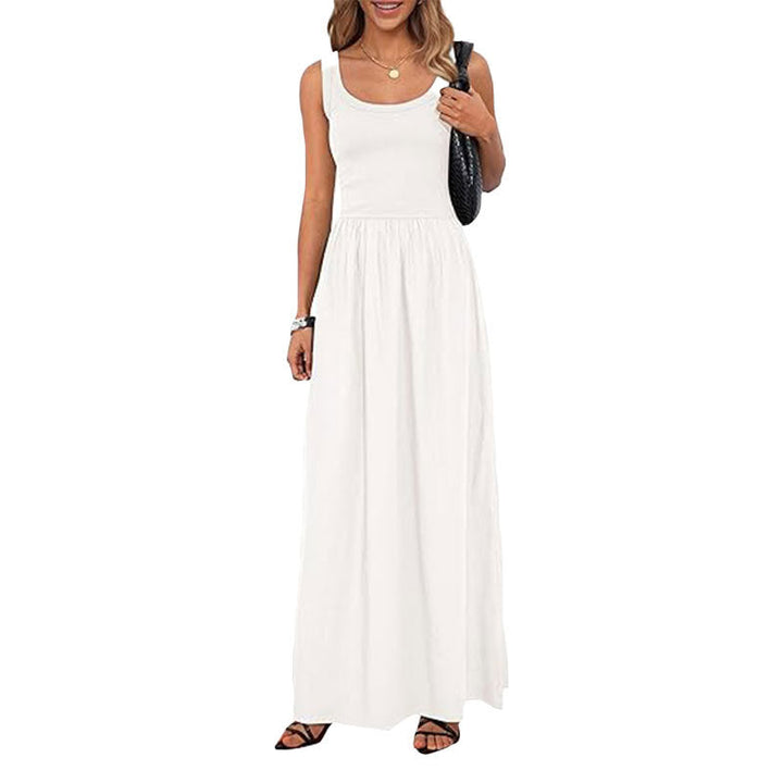 Damen Maxikleid mit elegantem, weiter Schnitt W&W Mode
