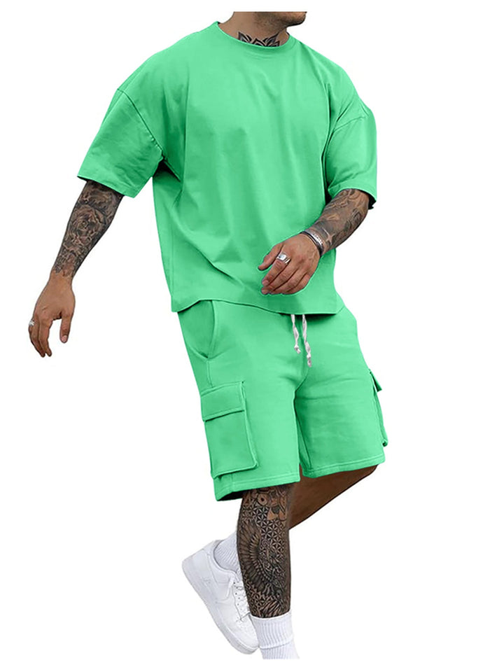 Herren Sportliches Cargo-Set W&W Mode