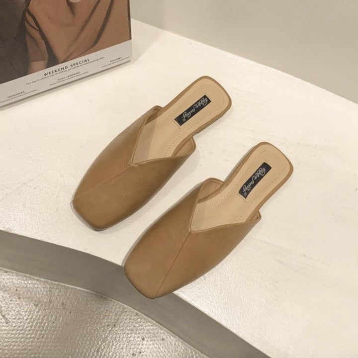 Damen Elegante und moderne Mules mit ausgefallenem Überkreuz-Design W&W Mode