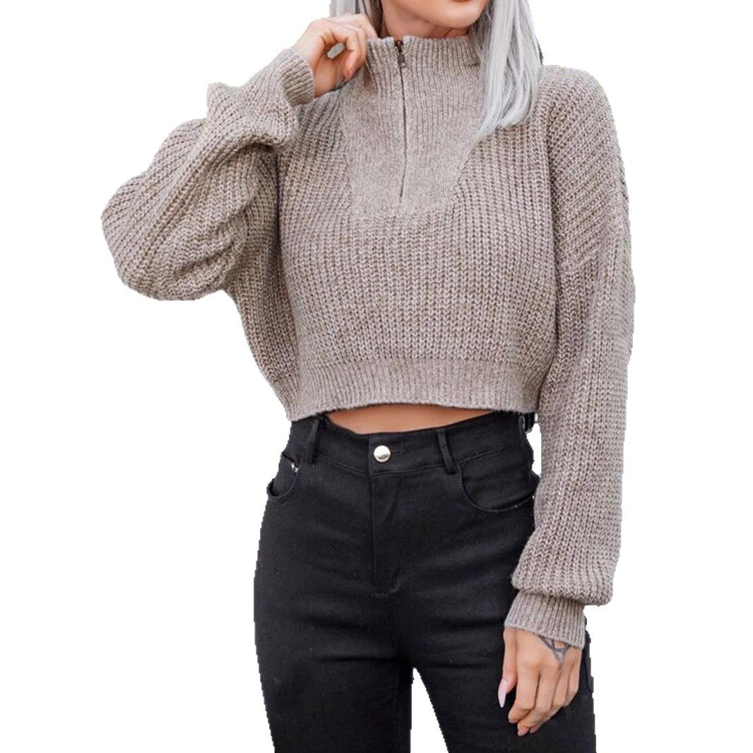 Damen lockerer Strickpullover W&W Mode