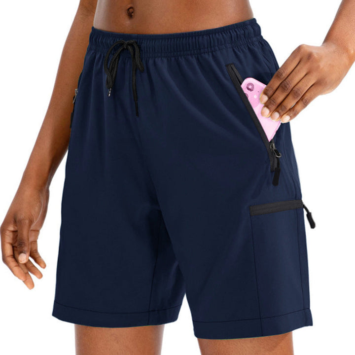Damen Sportliche Shorts mit innovativen Seitentaschen W&W Mode