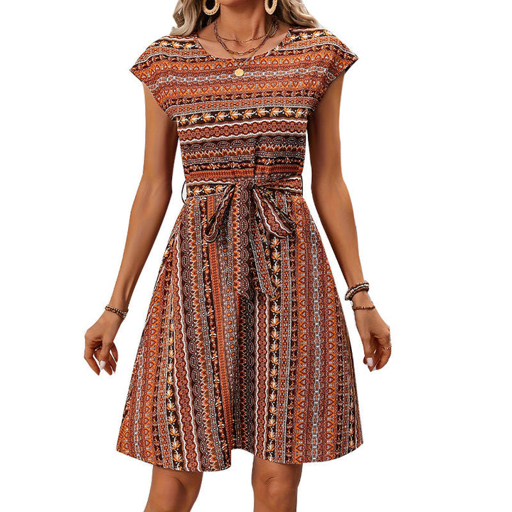 Damen Freizeitkleid mit elegantem Muster W&W Mode
