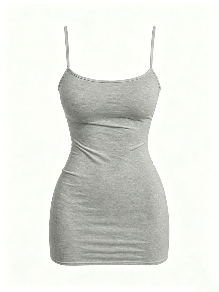 Figurbetontes Mini-Wickelkleid mit tiefem V-Ausschnitt und elastischen Trägern