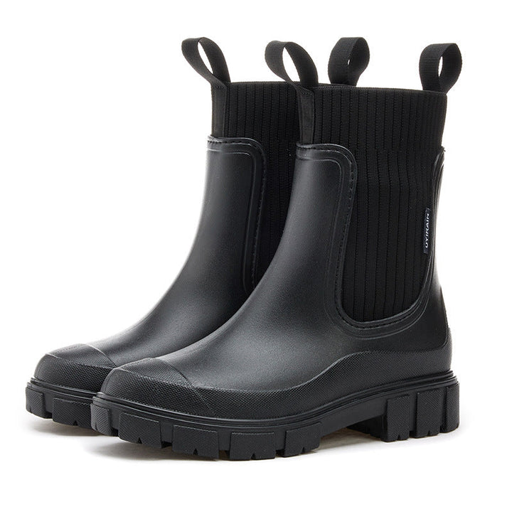W&W Mode | Wasserdichte Stiefel Mit Dicker Sohle Für Frauen