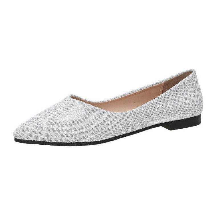 Damen elegante Ballerinas mit schickem Obermaterial und komfortabler Sohle W&W Mode