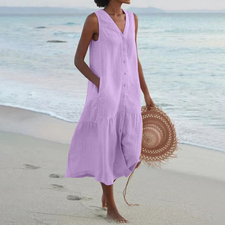 W&W Mode | Bequeme Sommerkleid Mit Taschen